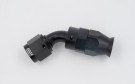 AN6 45 PTFE Hose End Black thumbnail